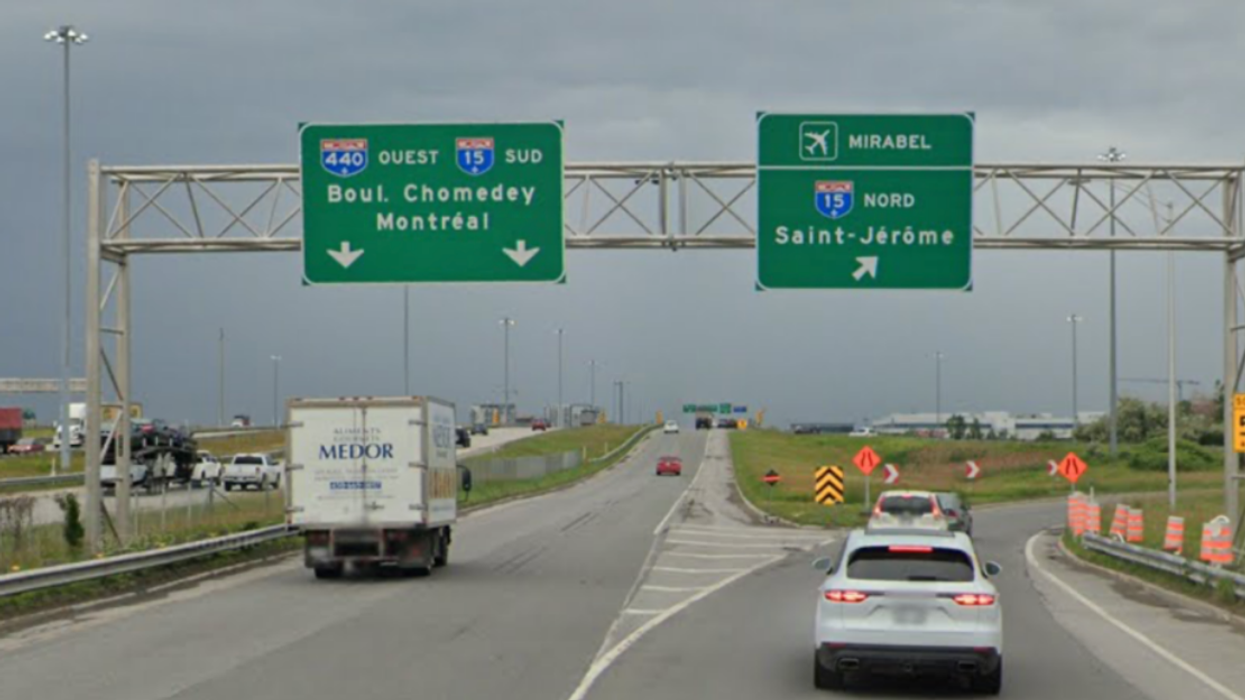 L'autoroute 440 à Laval.