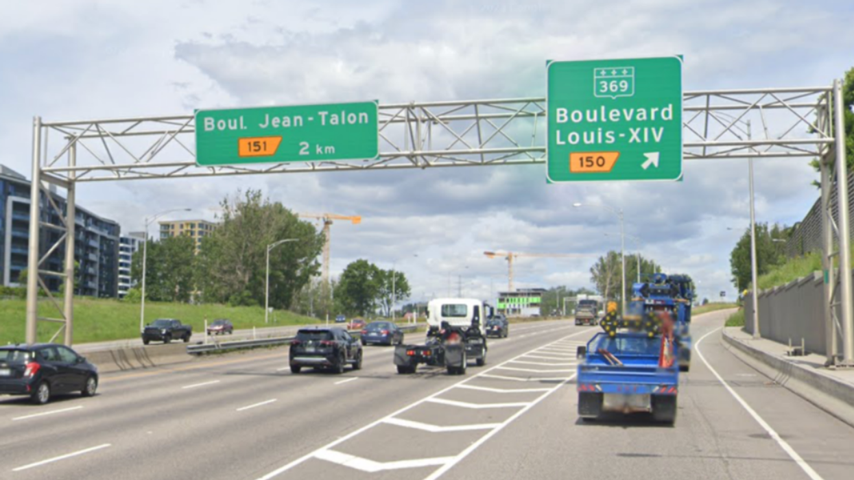 L'autoroute 73 à Québec.