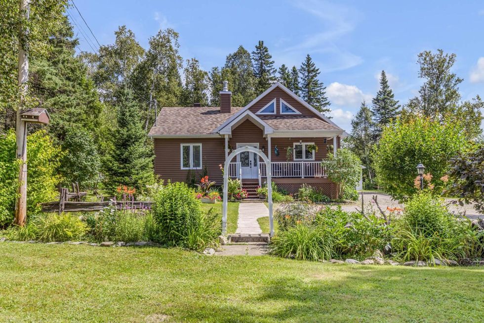 L'avant de la maison.