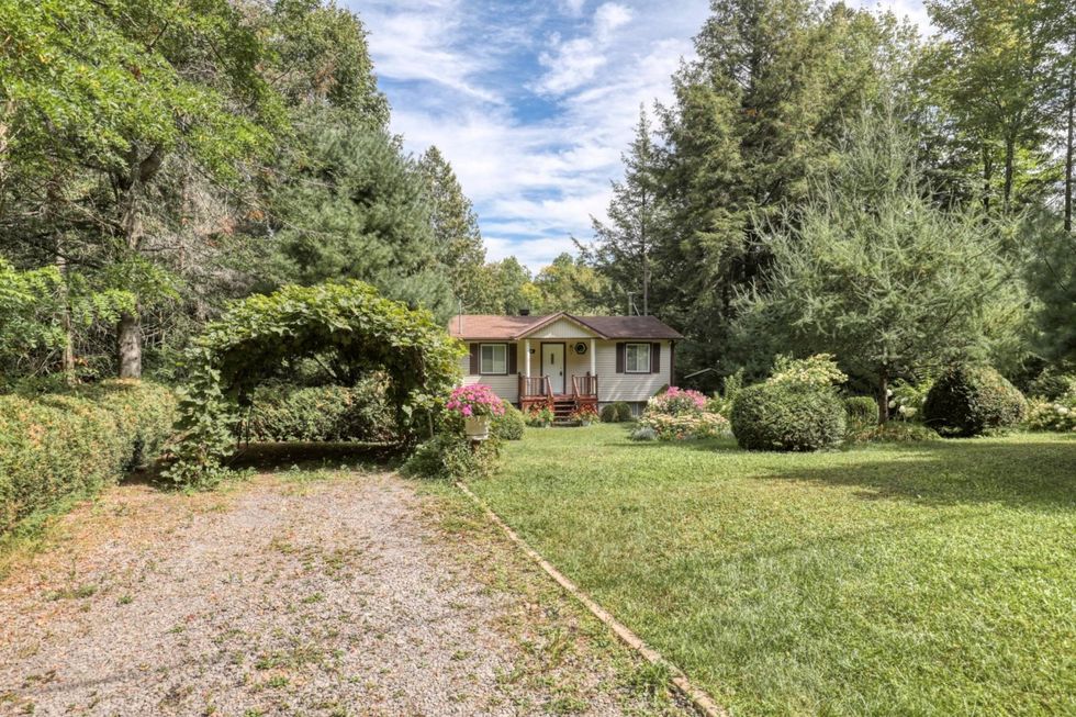 L'avant de la maison.