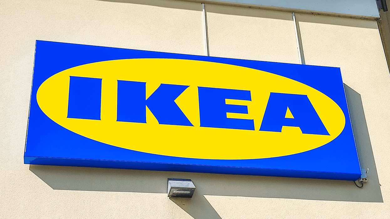 L'enseigne d'IKEA.