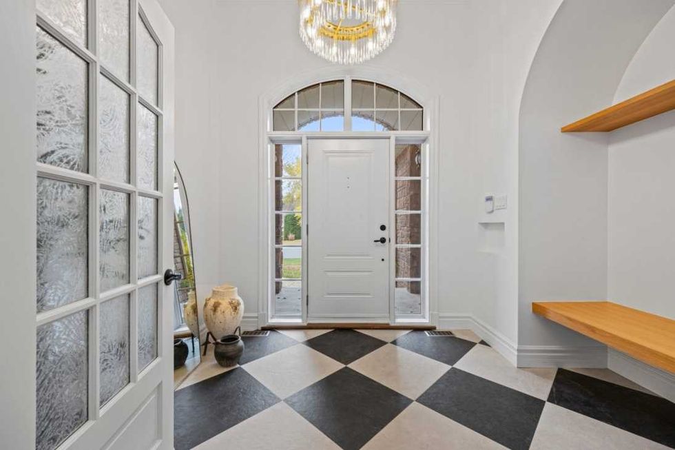 L'entr\u00e9e de la maison d'Elisabeth Rioux.