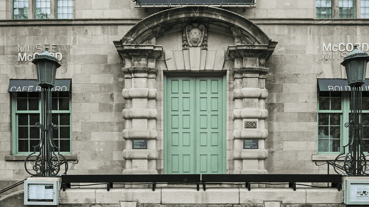 L'entrée du Musée McCord à Montréal.