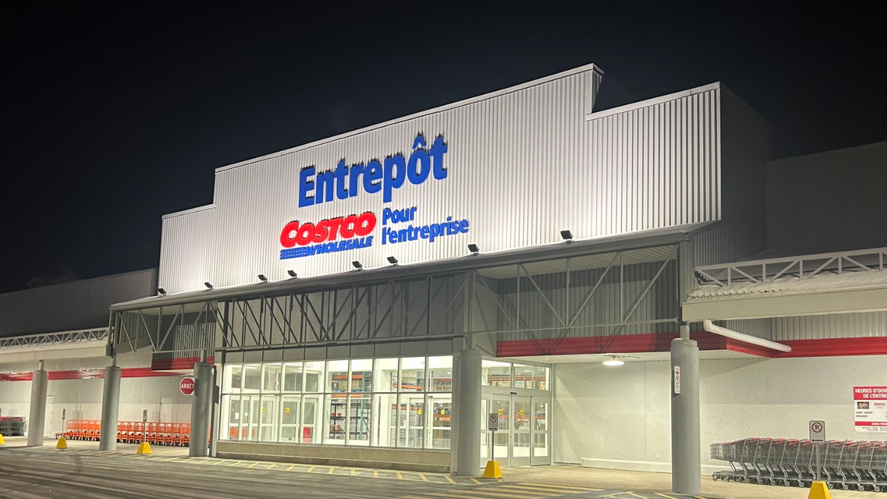 L'entrepôt Costco Pour l'entreprise de Québec.
