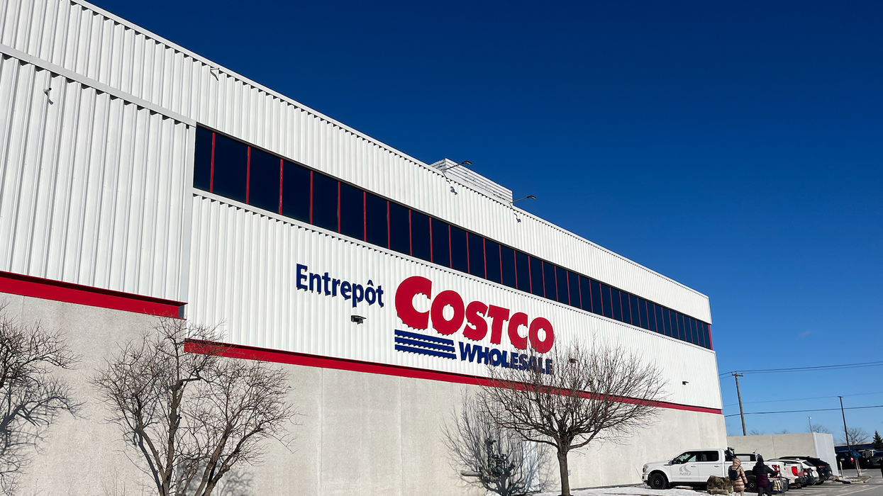 L'entrepôt Costco.