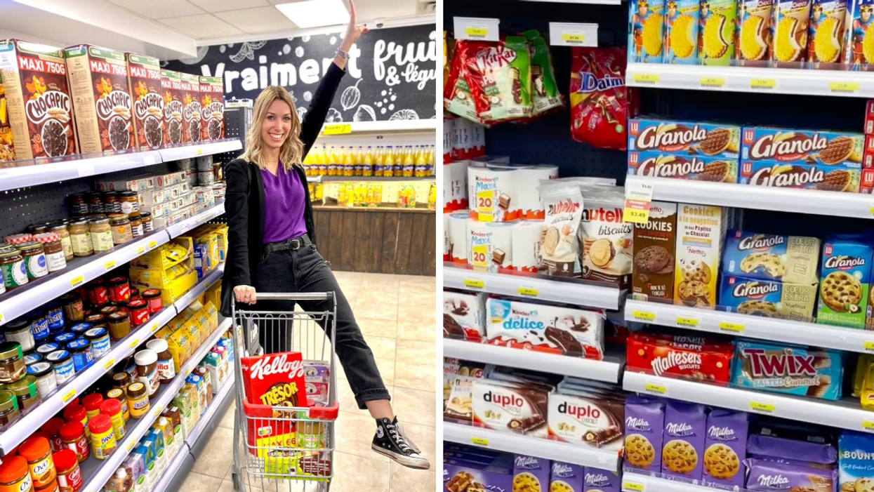 L'épicerie Euromarket.