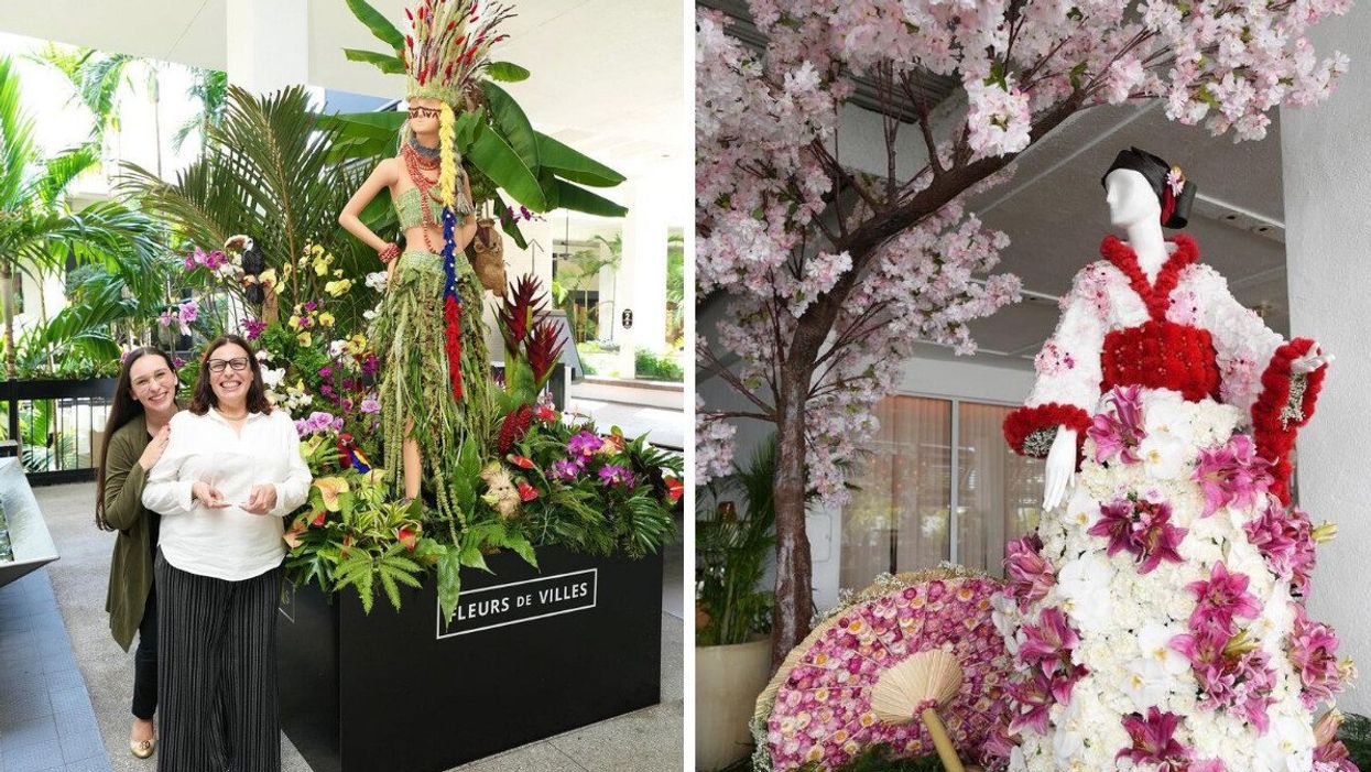 L'exposition gratuite Fleurs de Villes à Montréal.