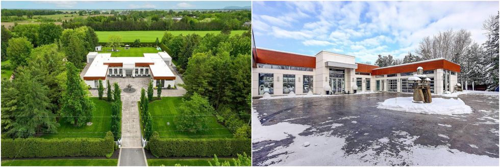 L'ext\u00e9rieur de la maison.