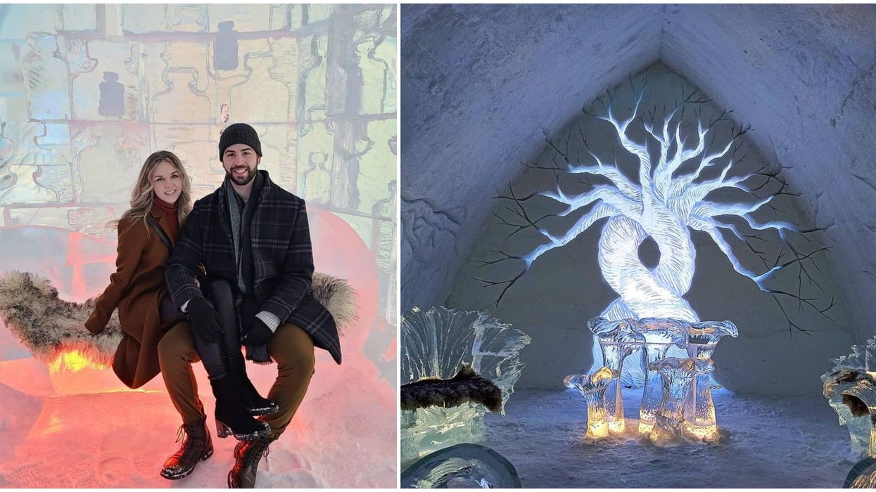 L'Hôtel de Glace 2021 à Québec est tout droit sorti d’un conte et voici les photos