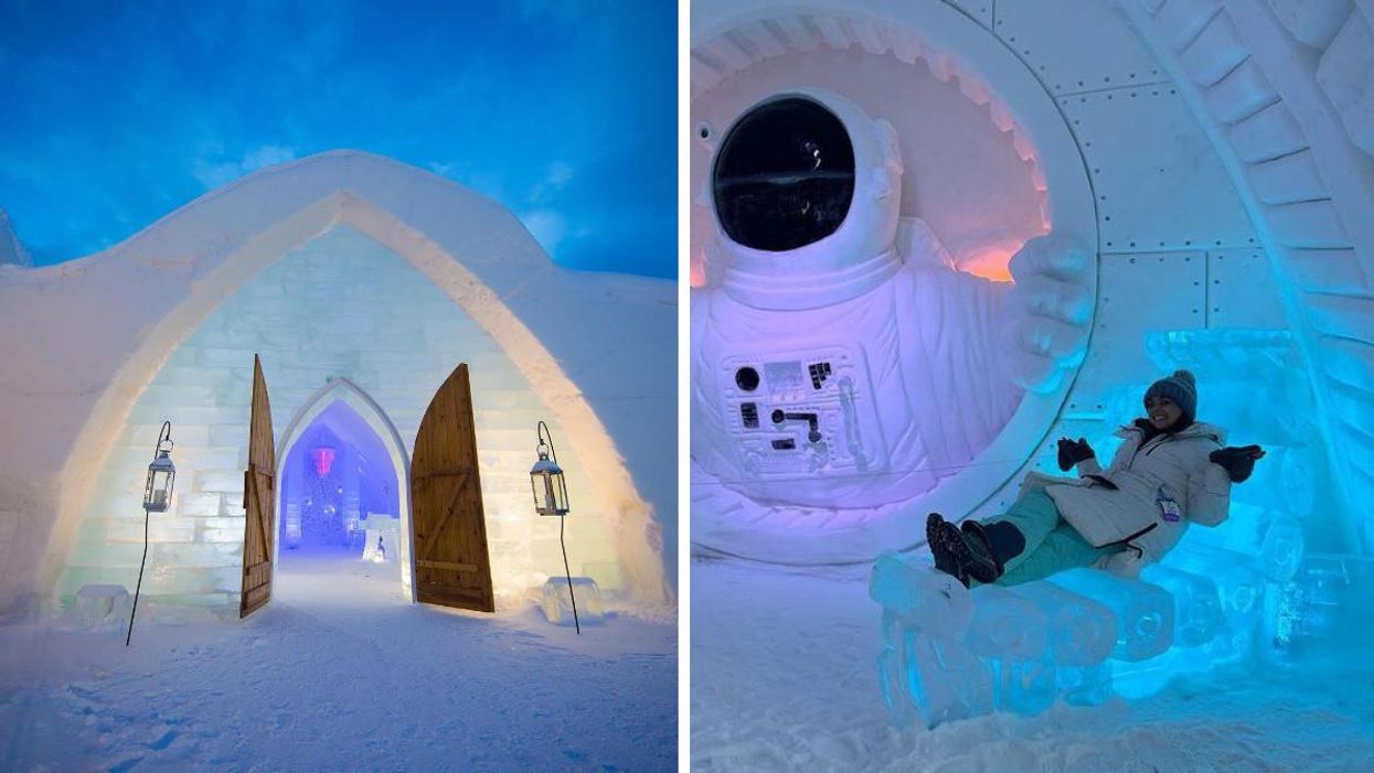 L'Hôtel de Glace 2022 à Québec est un vrai «Winter Wonderland» et voici de quoi ça a l'air