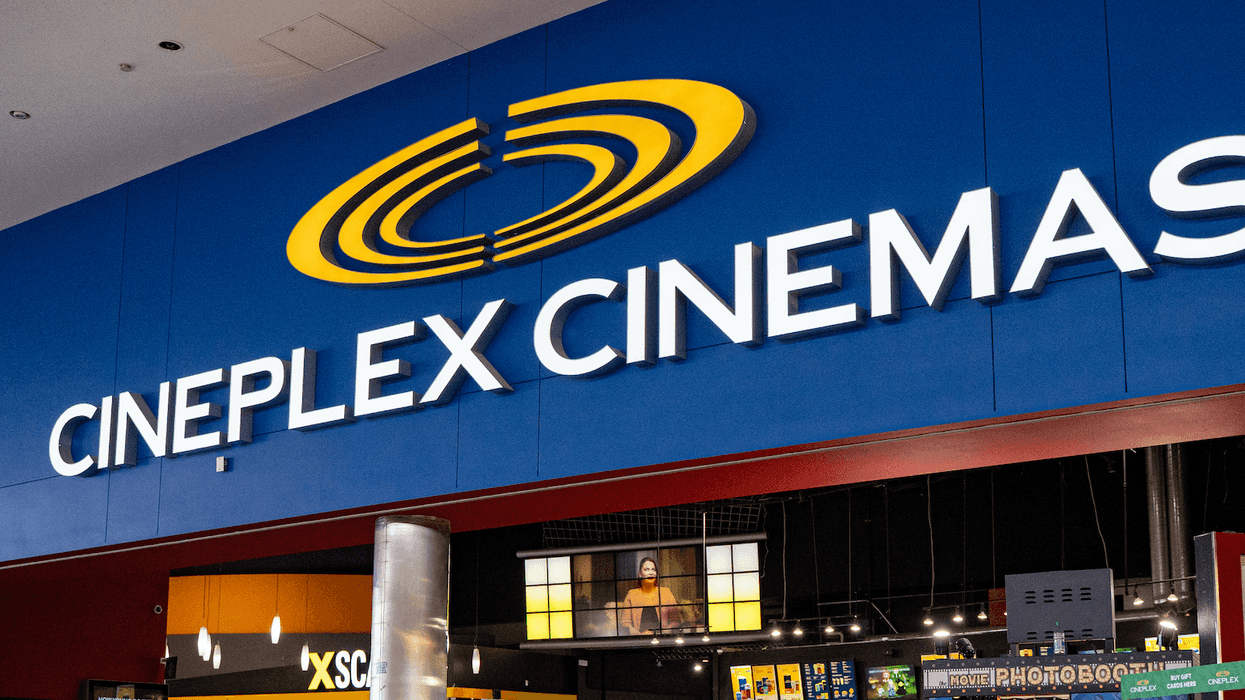 L'intérieur d'un cinéma Cineplex.