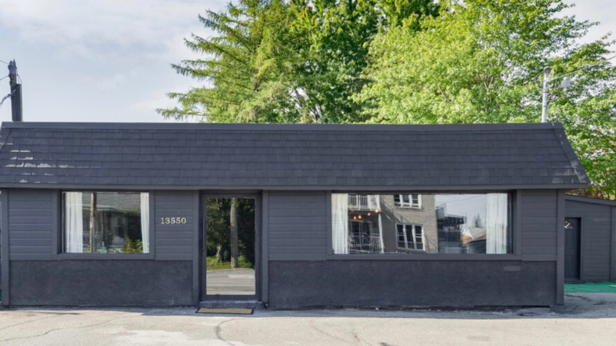 L'intérieur de cette maison sur la Rive-Nord de Montréal est à l'opposé de l'extérieur