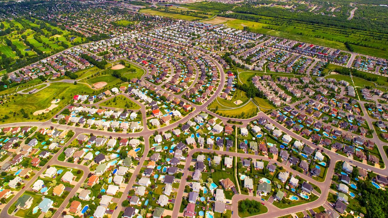 La banlieue de Montréal.