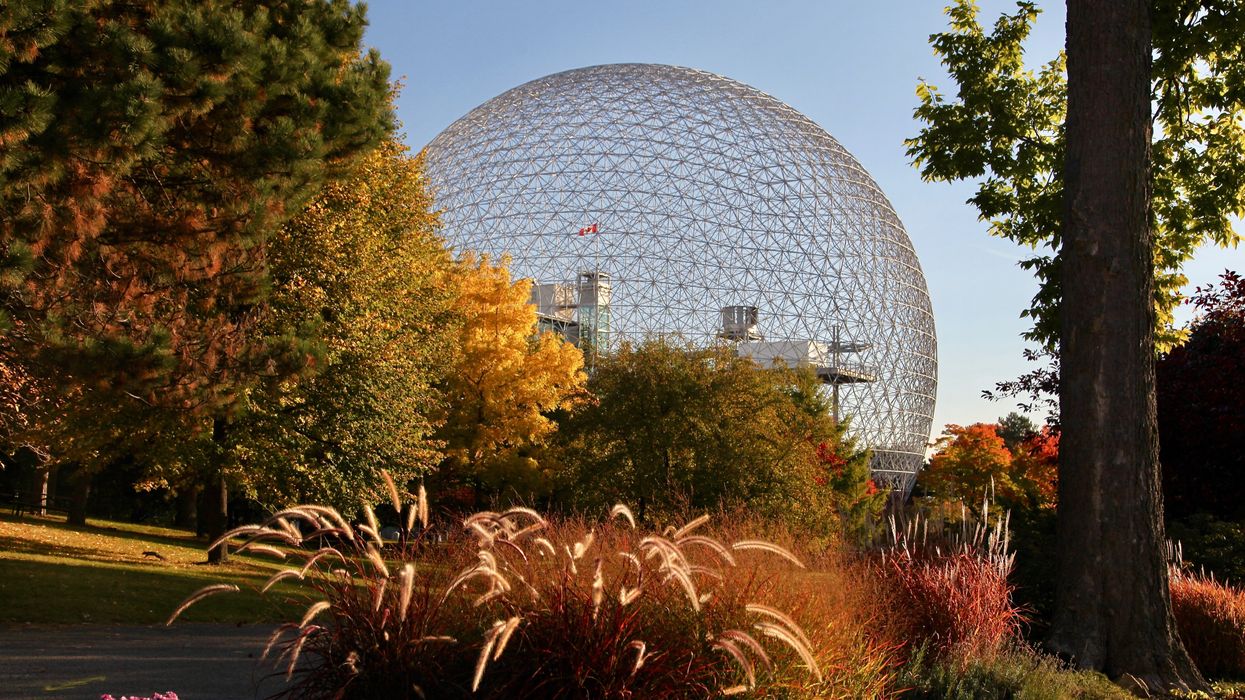 La biosphère en automne.
