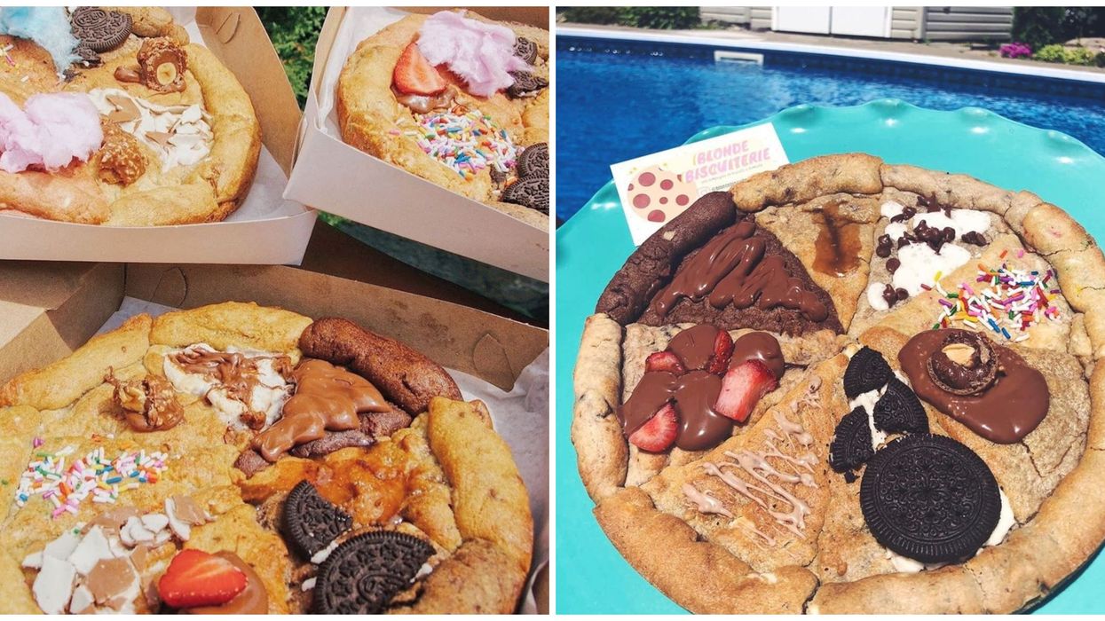 La Blonde Biscuiterie à Montréal fait des « Cookie » Pizzas décadentes