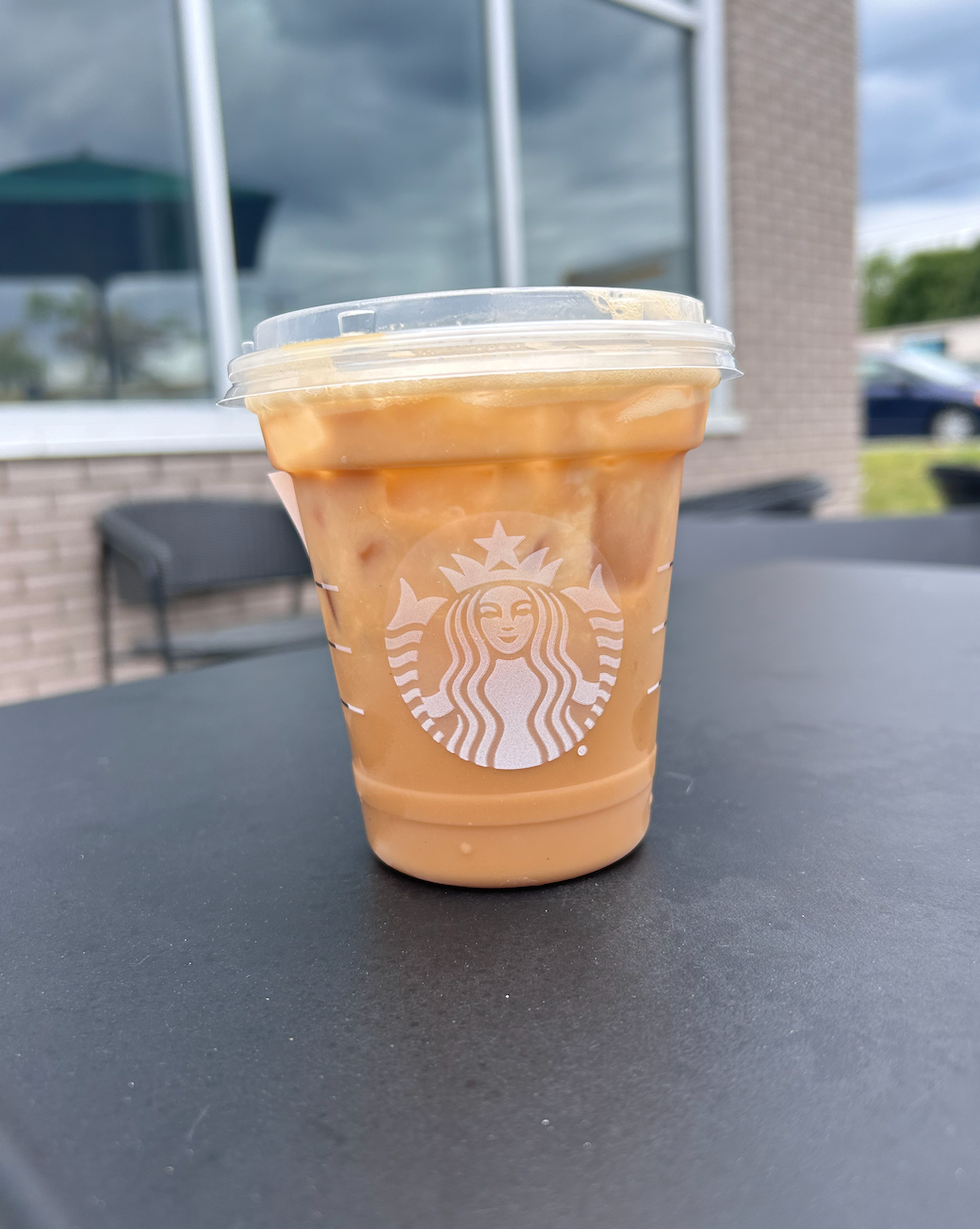 La boisson d'Alicia au Starbucks.