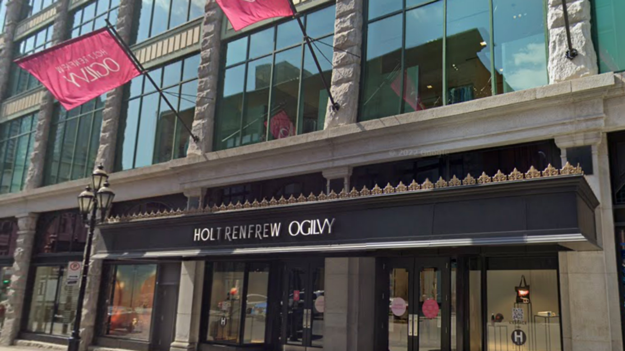 La boutique de luxe Holt Renfrew Ogilvy à Montréal.