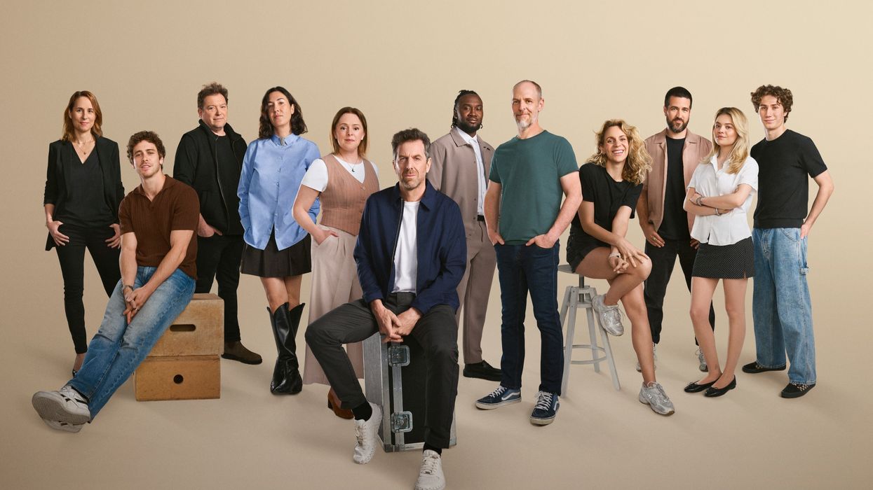 La brochette d'acteurs de l'émission Antigang.