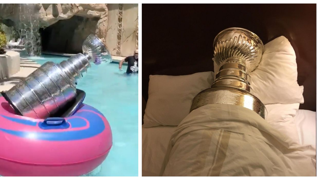 La coupe Stanley voyage chaque match et est traitée en diva