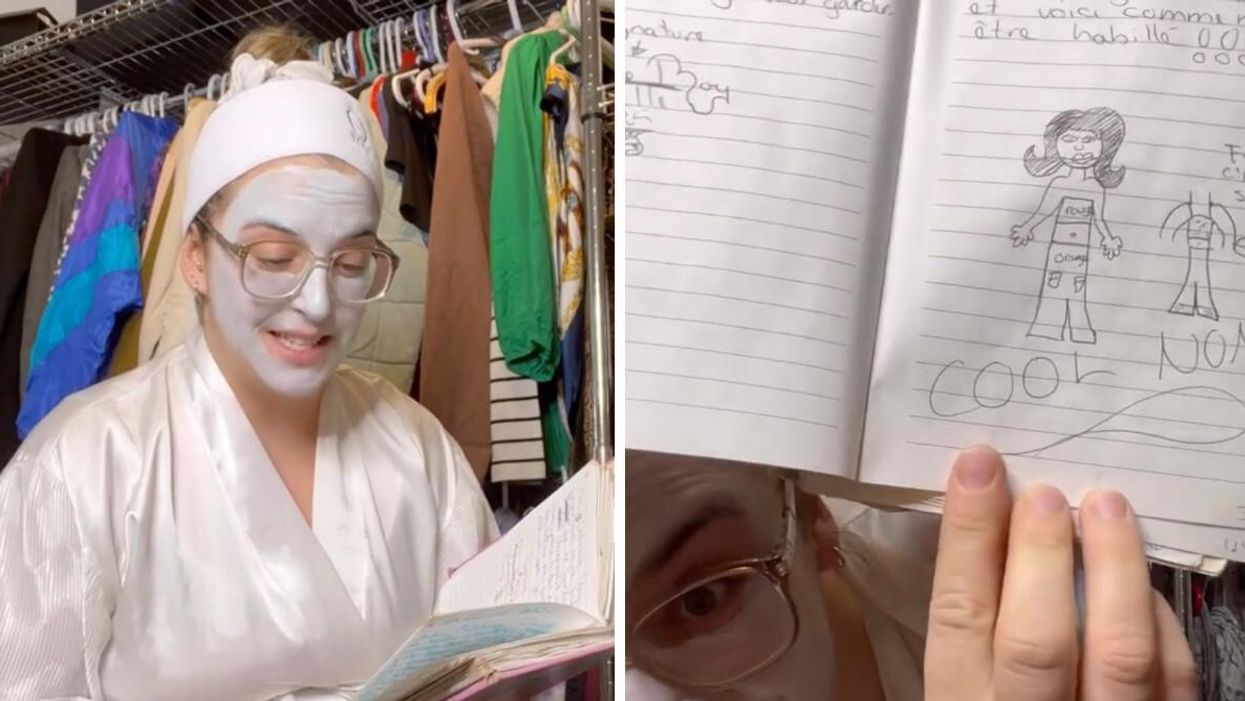 La créatrice de contenu Gabrielle Marchand Roy sur TikTok.