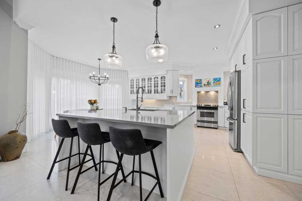 La cuisine de la maison d'Elisabeth Rioux.