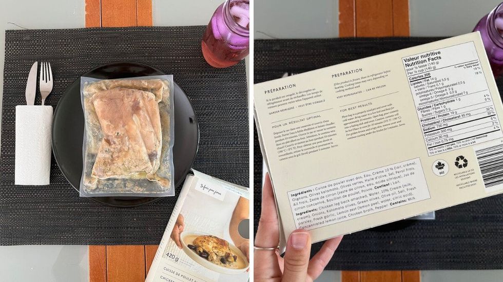 La cuisse de poulet aux olives et au citron de Trois fois par jour.