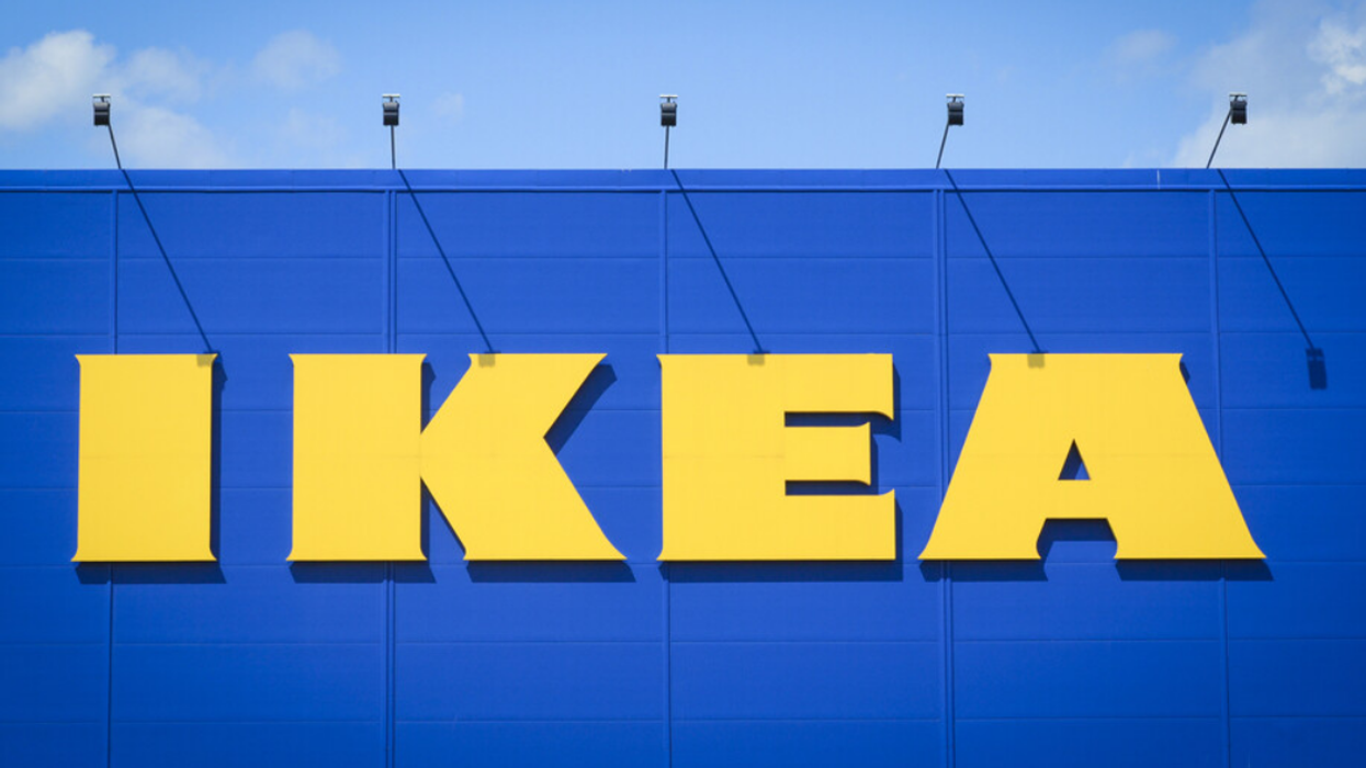 La devanture d'un IKEA.