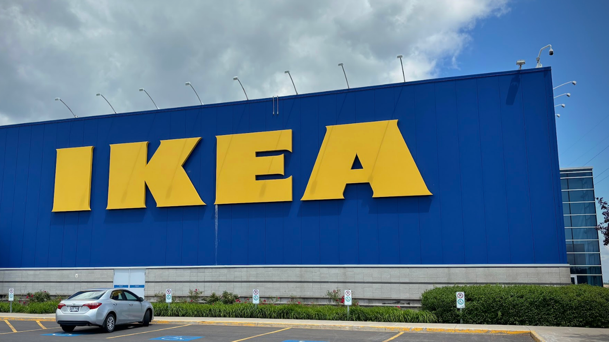 La devanture d'un IKEA.