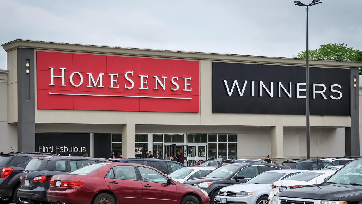 La devanture d'un Winners - HomeSense.