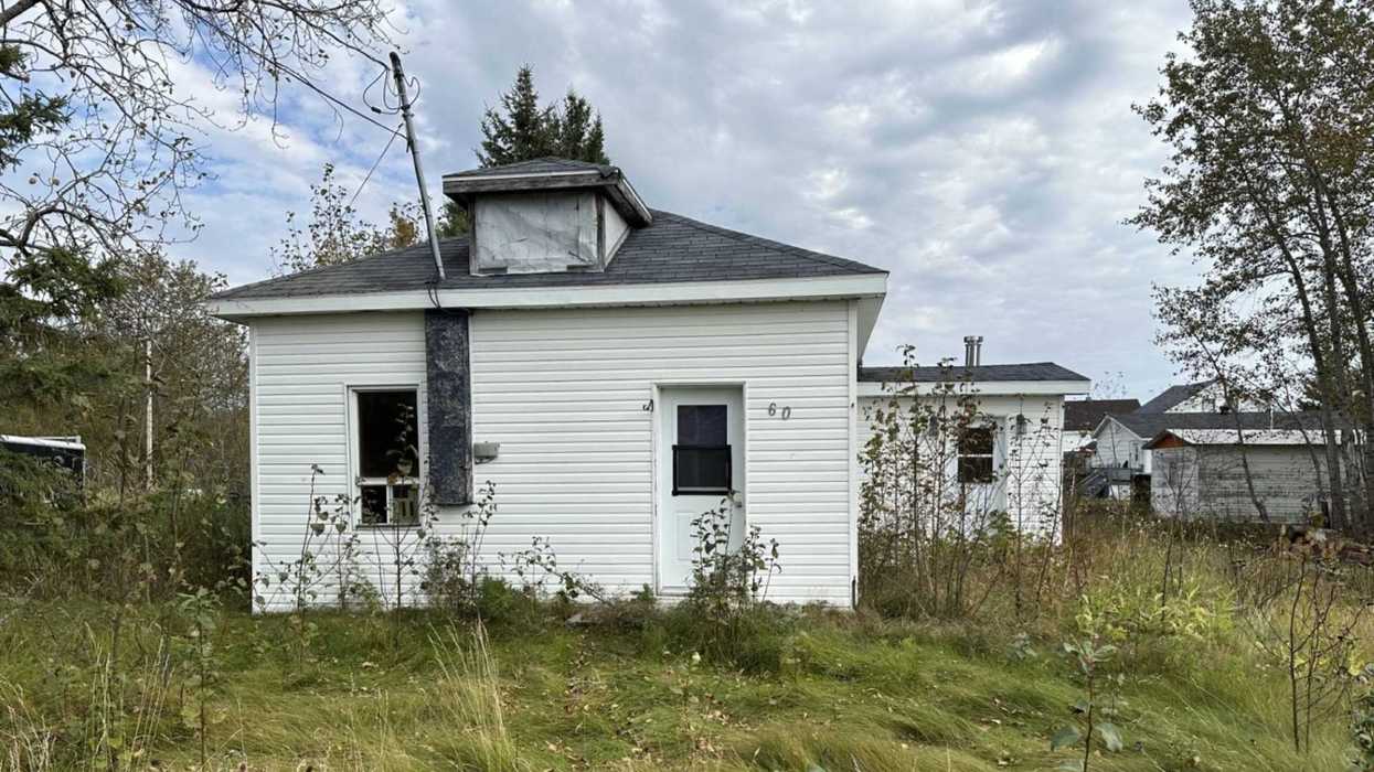 La devanture d'une maison.