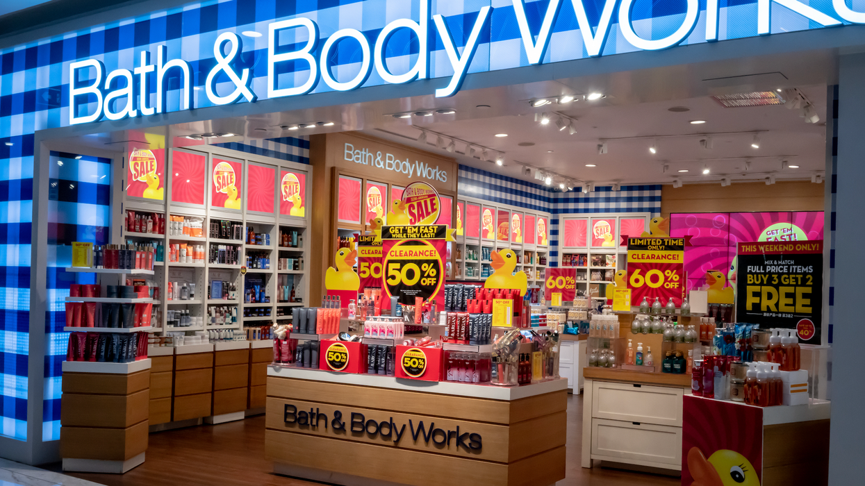 La devanture d'une succursale Bath & Body Works.