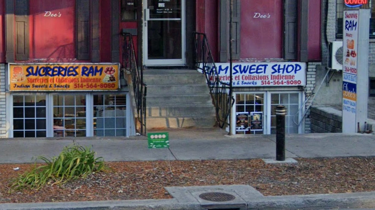 La devanture du Ram Sweet Shop.