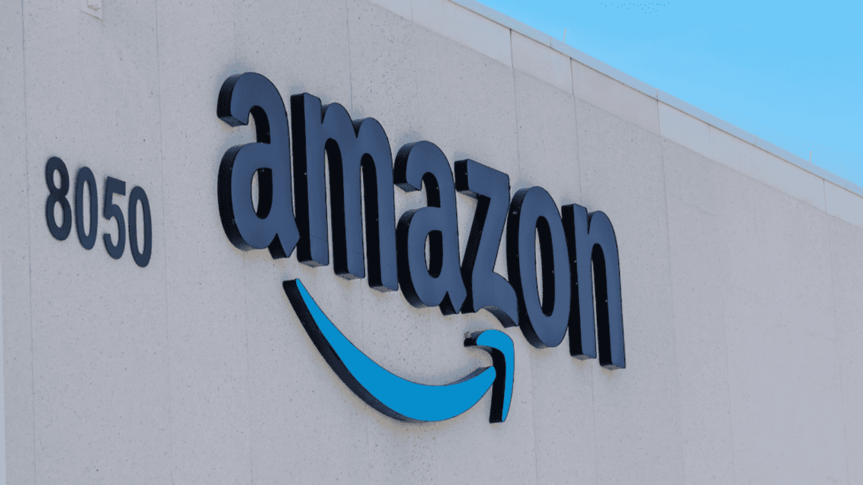 La façade d'un Amazon.