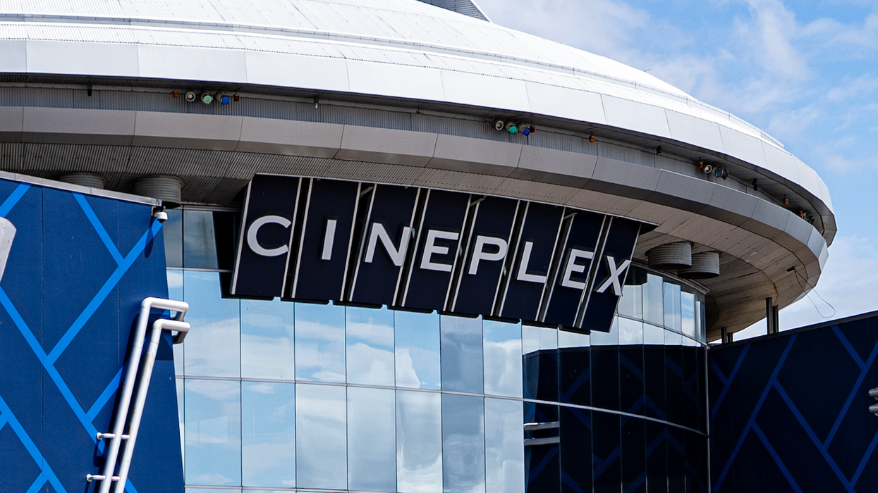La façade d'un cinéma Cineplex.