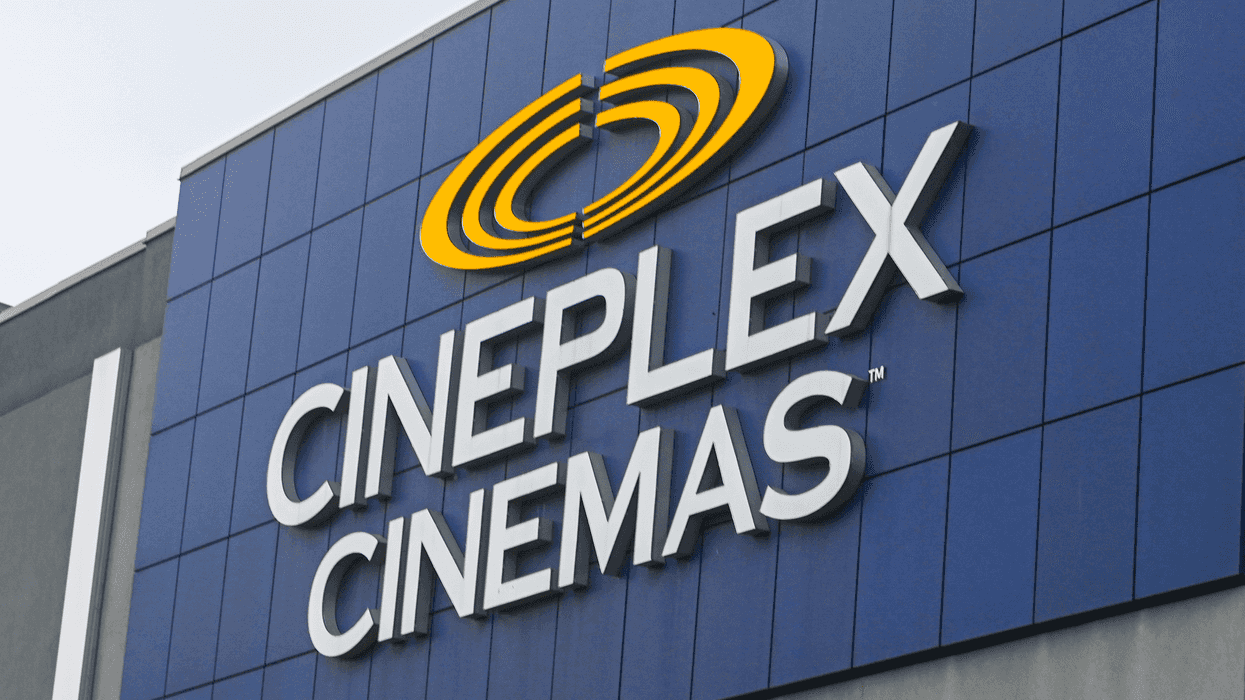 La façade d'un cinéma Cineplex.