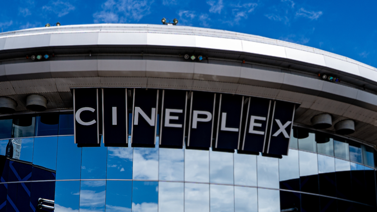 La façade d'un Cineplex.