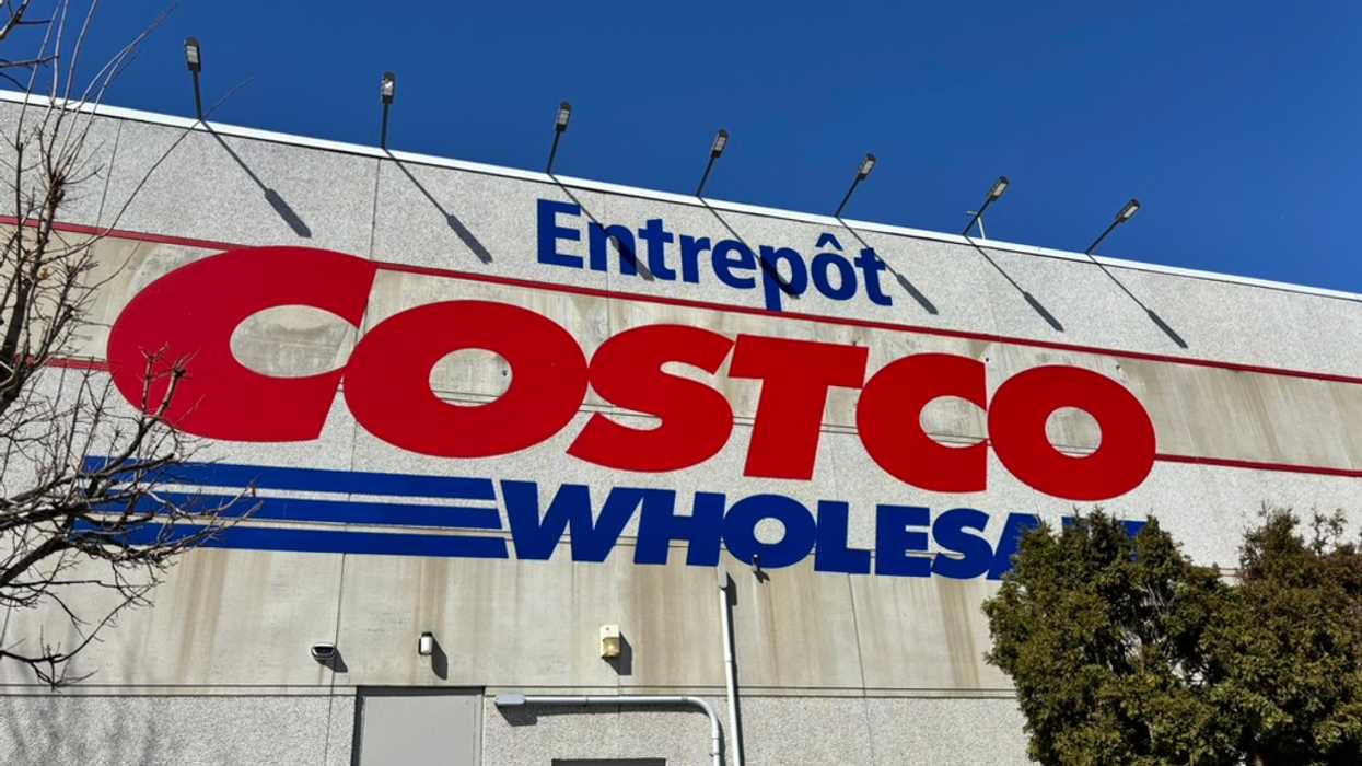 La façade d'un Costco à Montréal.