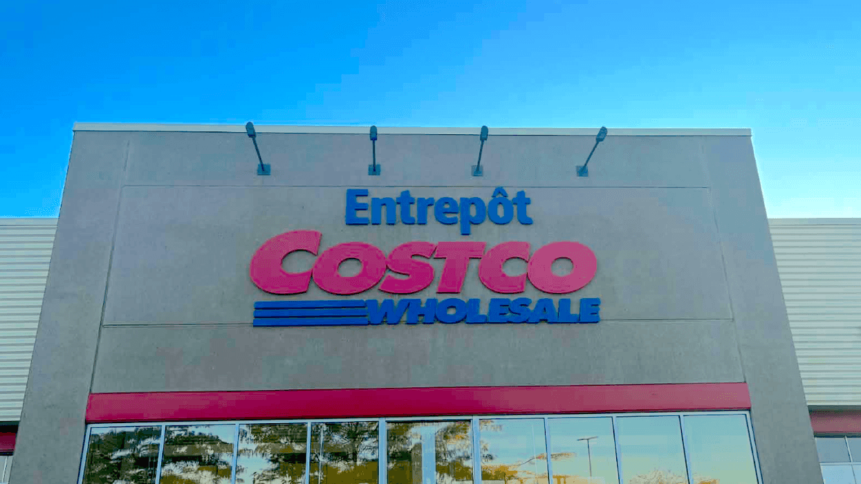 La façade d'un Costco.