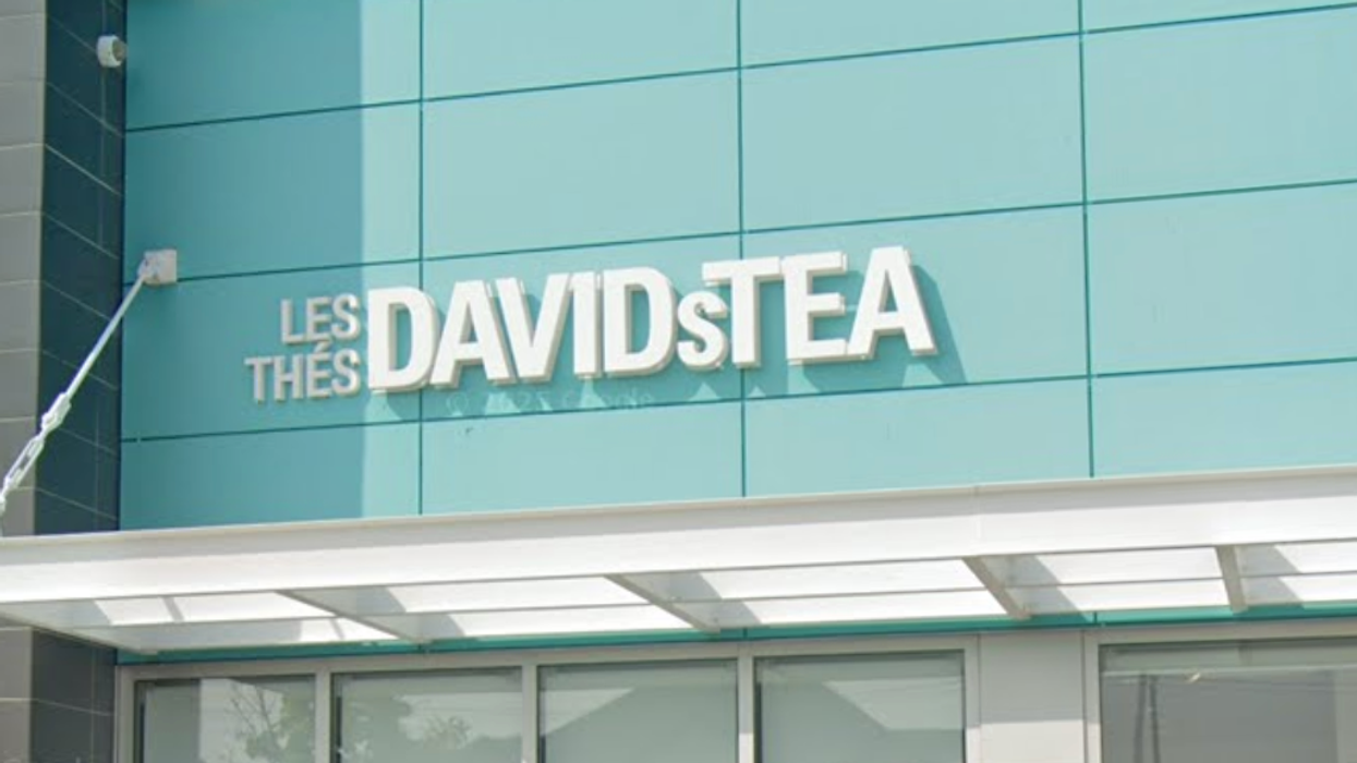 La façade d'un DavidsTea.