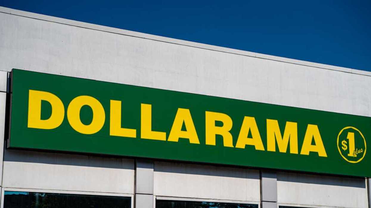 La façade d'un Dollarama.