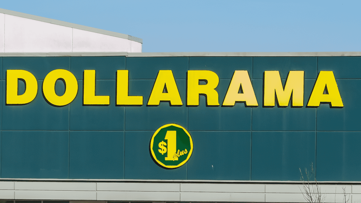 La façade d'un Dollarama.