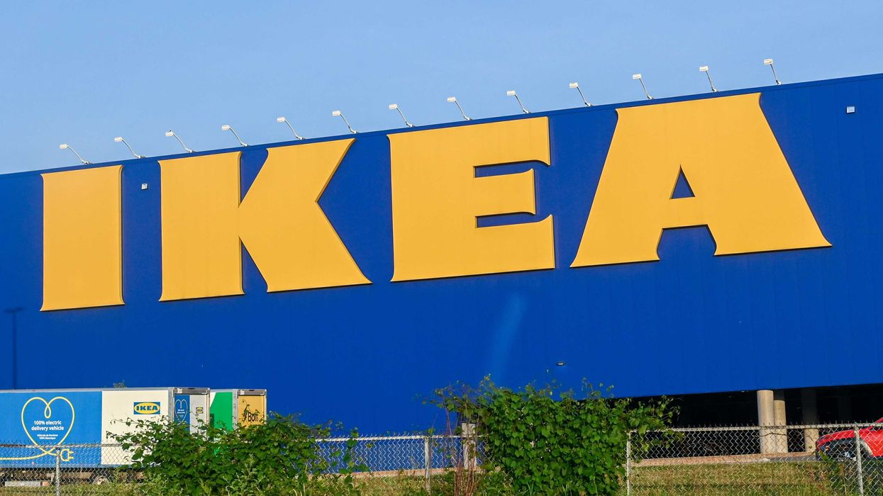La façade d'un IKEA.