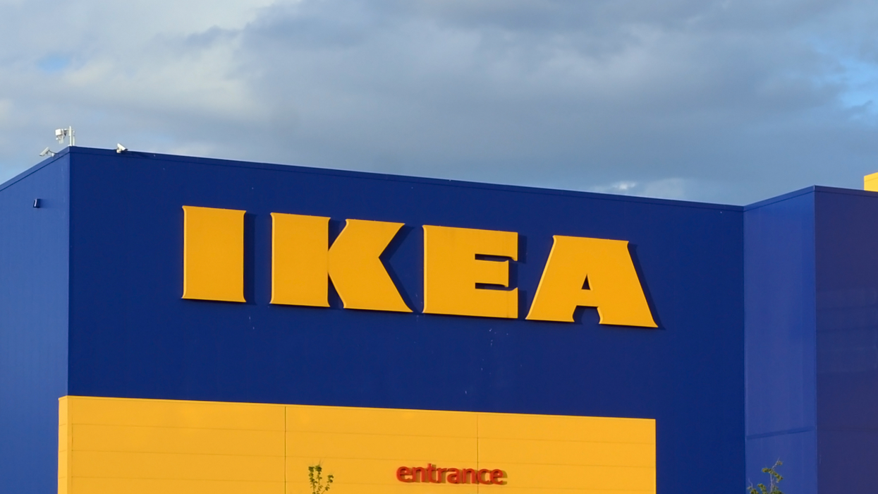 La façade d'un IKEA.