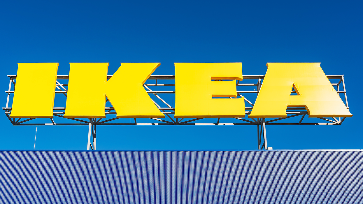 La façade d'un IKEA.