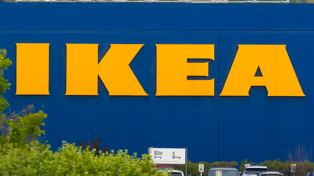 La façade d'un IKEA.