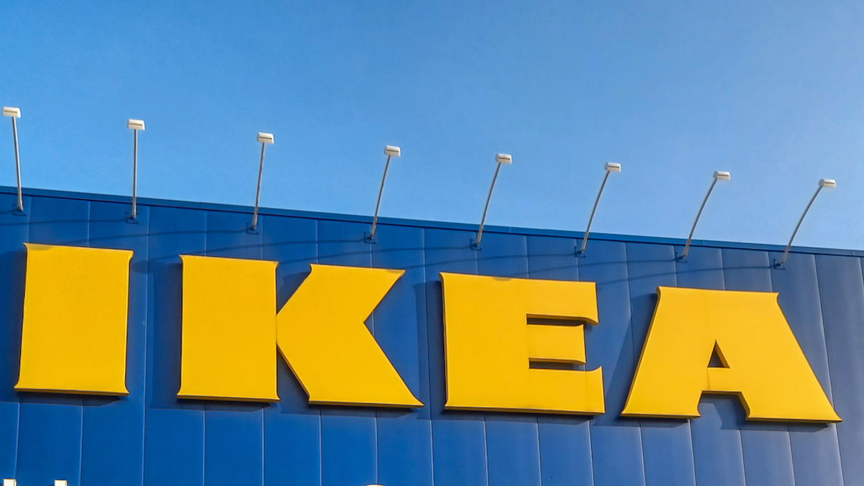 La façade d'un IKEA.
