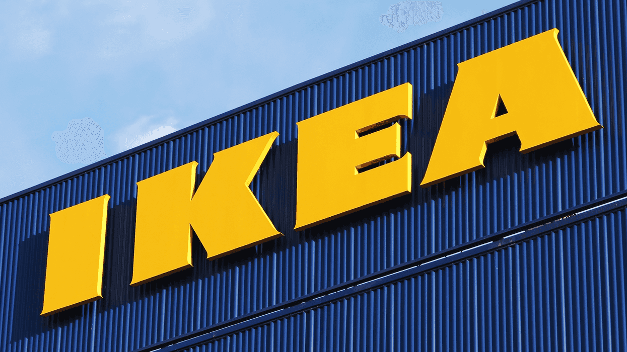 La façade d'un IKEA.