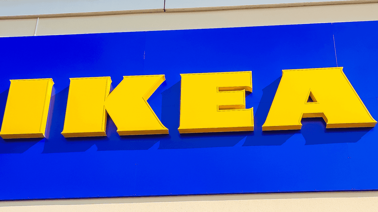 La façade d'un IKEA.