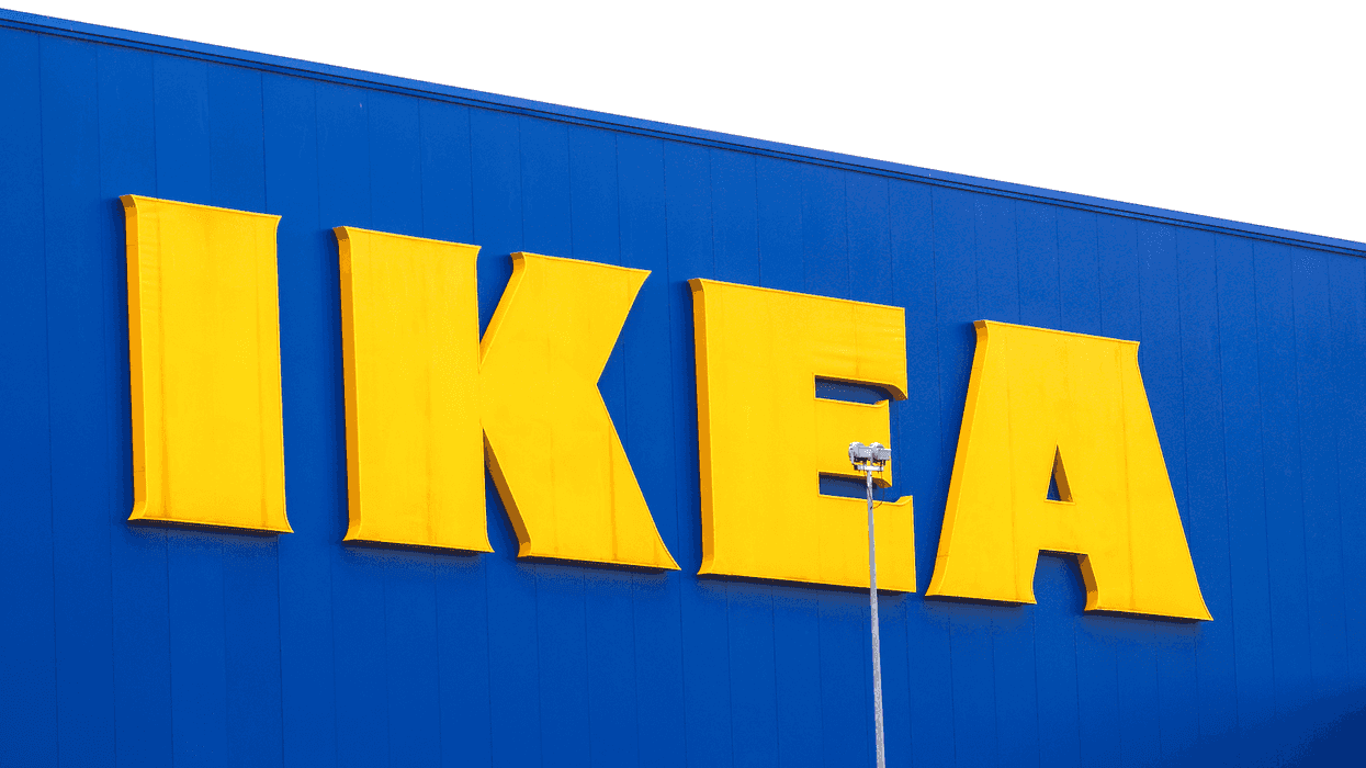 La façade d'un IKEA.