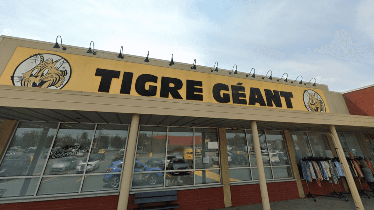 La façade d'un Tigre Géant au Québec.
